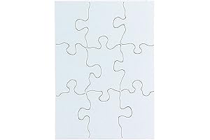 Hygloss Products Blank Jigsaw Puzzle: Compose Your Own Masterpiece