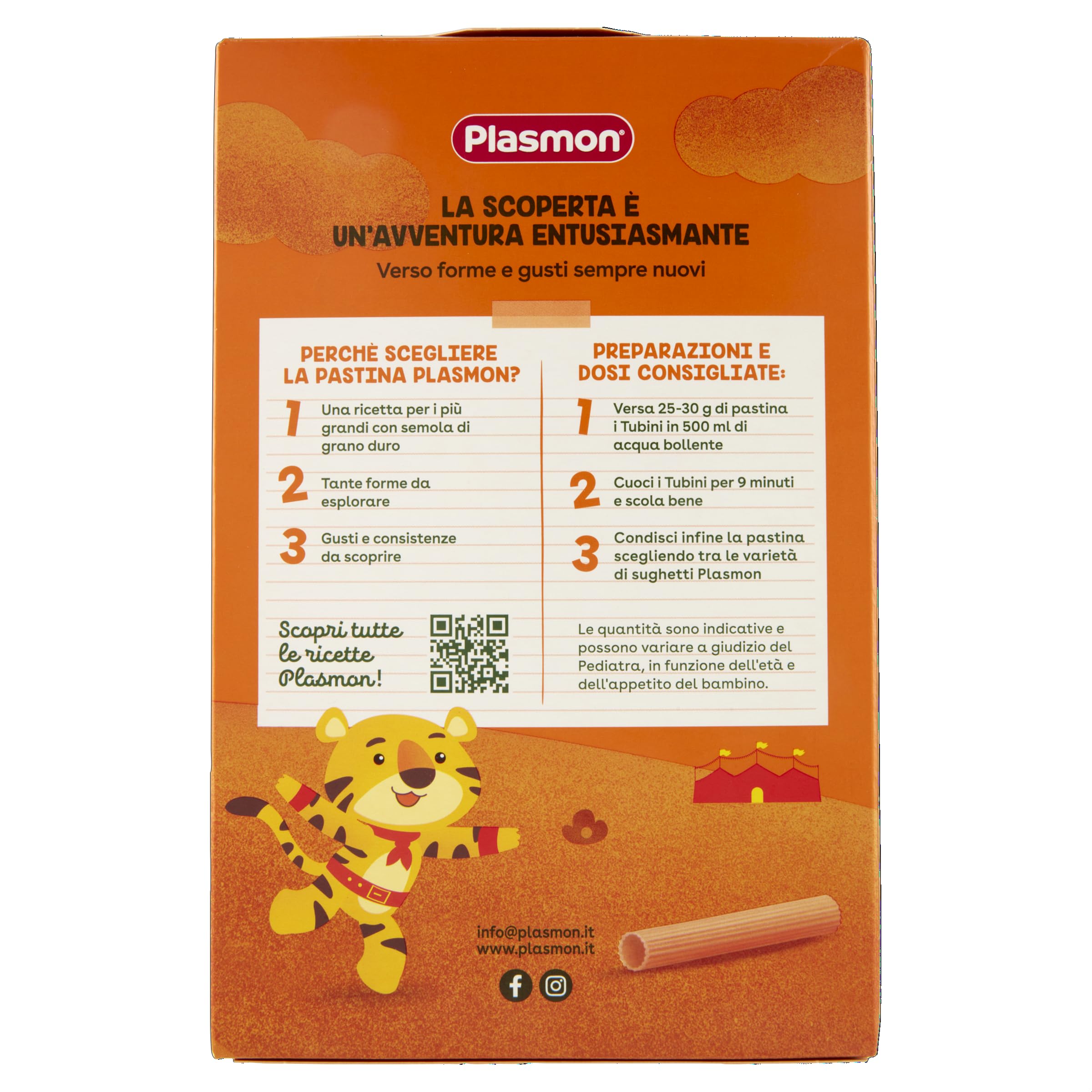 Pastina Grano duro e pomodoro Tubini (12 confezioni)