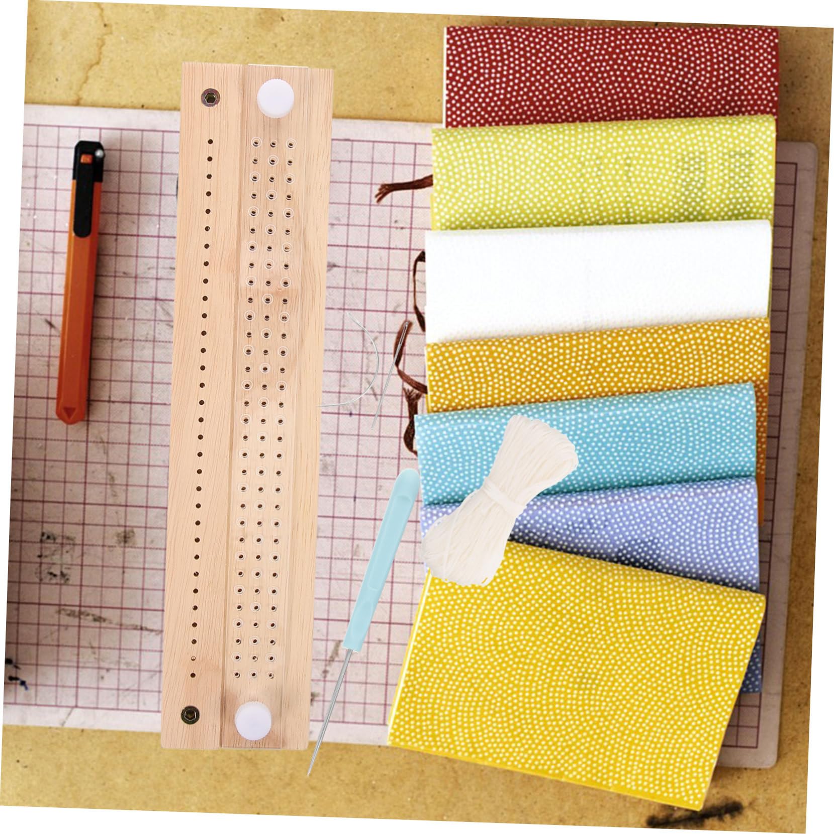 Set di Rilegatura Manuale per Diari e Quaderni Beige