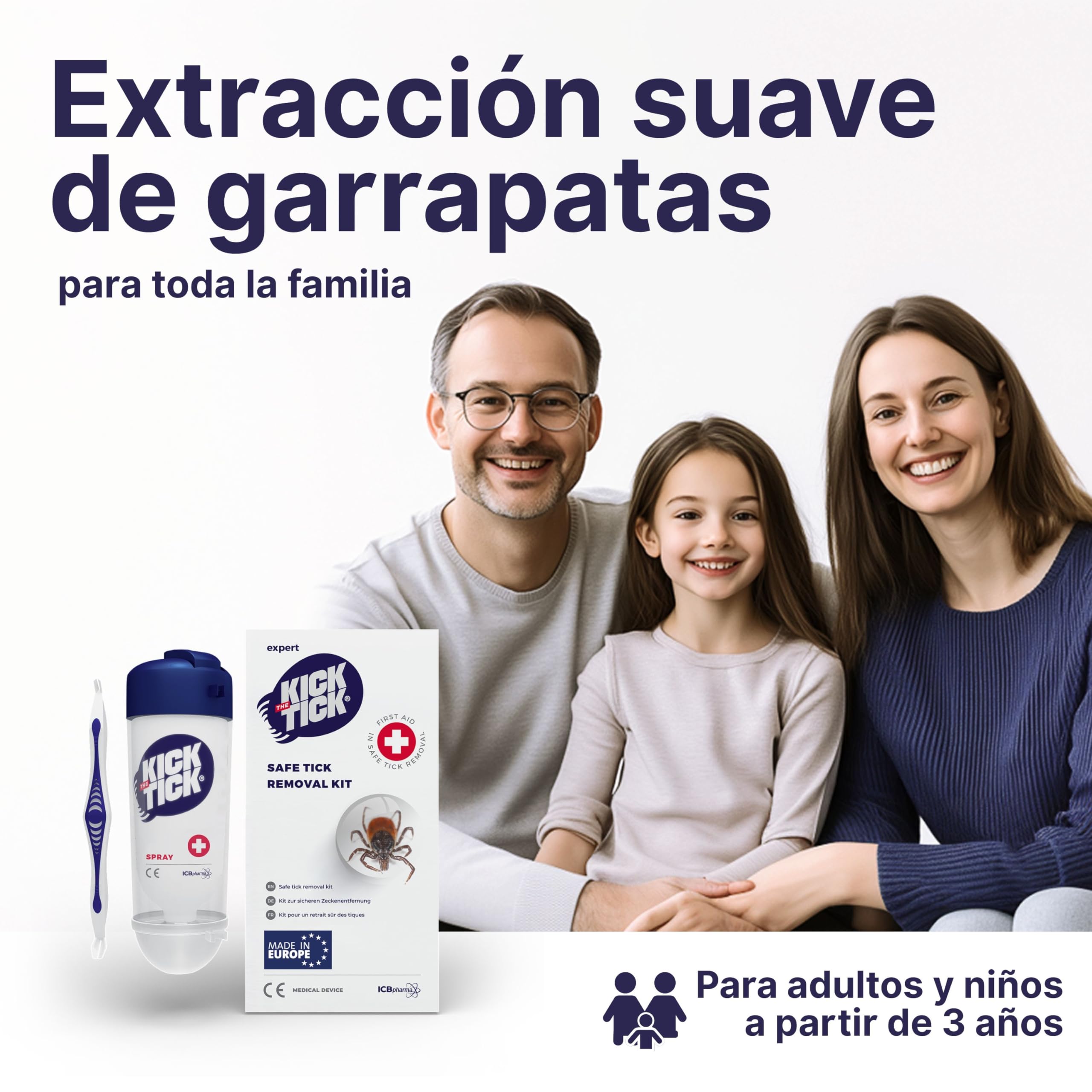 Novokill Kick The Tick Set 2X | Removedor con Spray Helado y Pinzas Profesionales | Elimina Garrapatas de Forma Fácil y Segura | 2X 9ml para Perros y Humanos