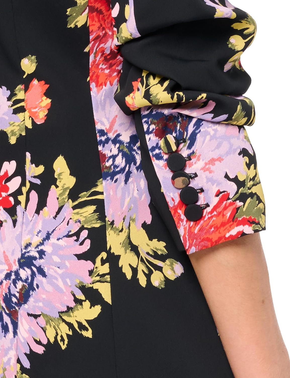 Cinq à Sept Women's Dark Chrysanthemum Scrunched Cheynne Blazer