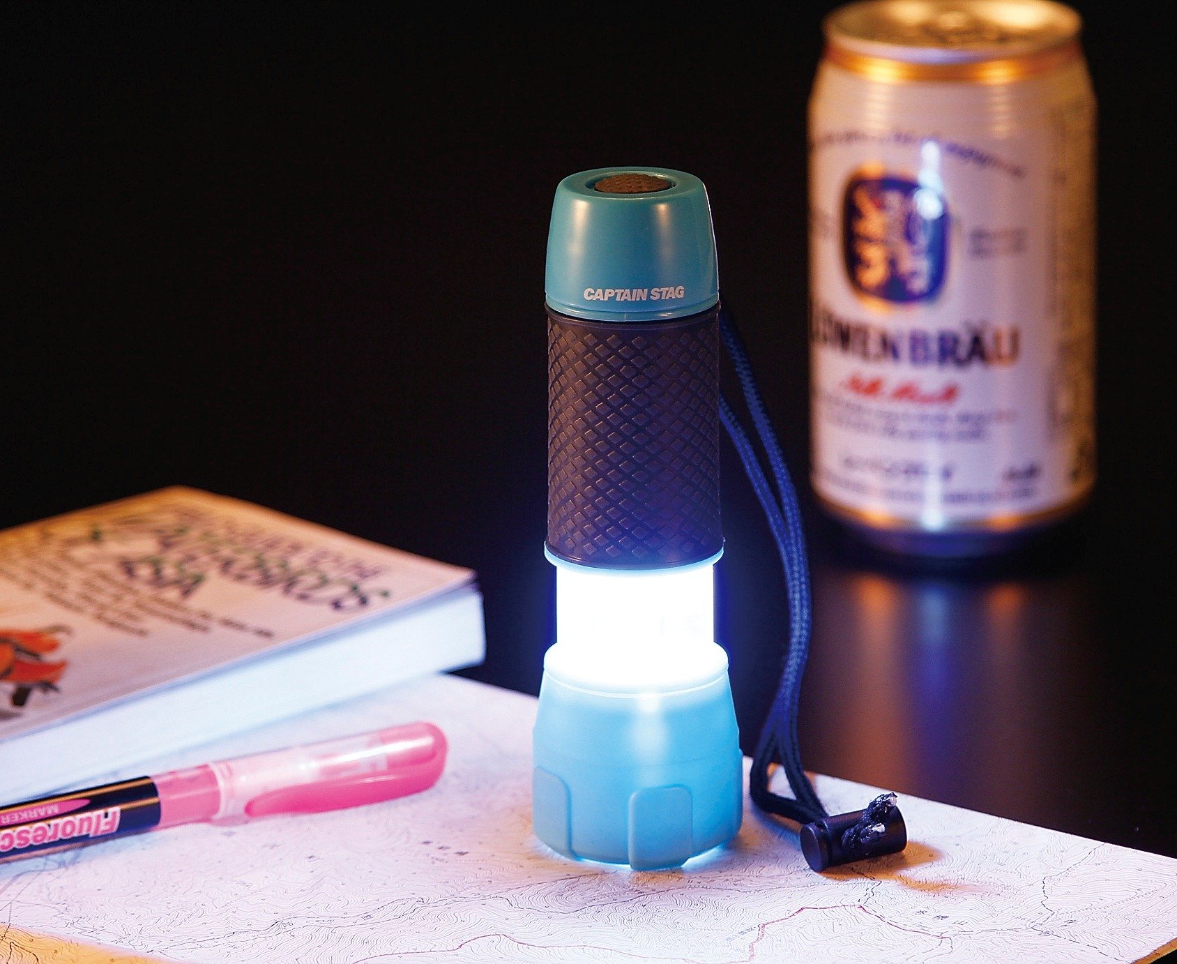 Captain Stag M-5143 E-Cassie E (C) Stretch Light, Turquoise Blue