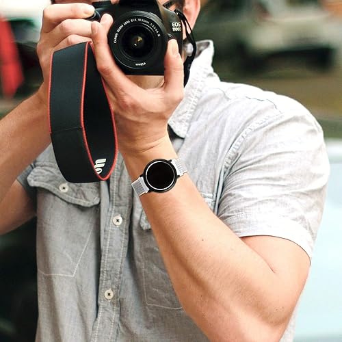 Miniatura 6 de Correa de reloj de liberación rápida de 0.787 in compatible con Samsung Galaxy Watch Active 2/Galaxy Watch Active 2/Huawei/Pebble/Asus/Ticwatch