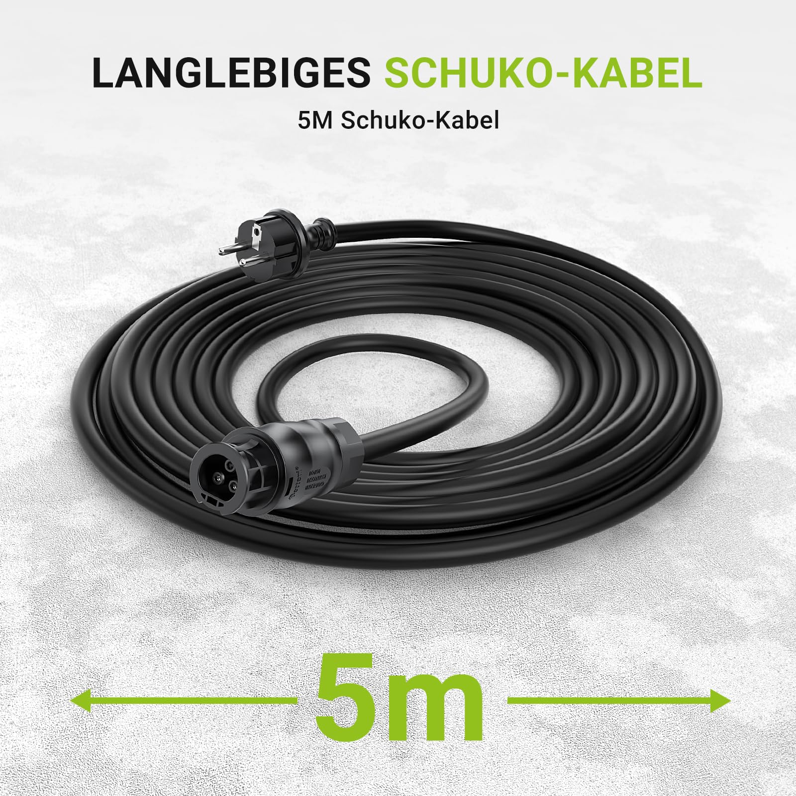 Mikrowechselrichter 2000W, Wechselrichter Balkonkraftwerk mit WLAN, Plug & Play, App Steuerung, 5M AC-Kabel, PV-Wechselrichter, MPPT Integrierter