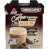 Atkins, Mocha Late Protein Shake, 11 Fl Oz, 4 Pack