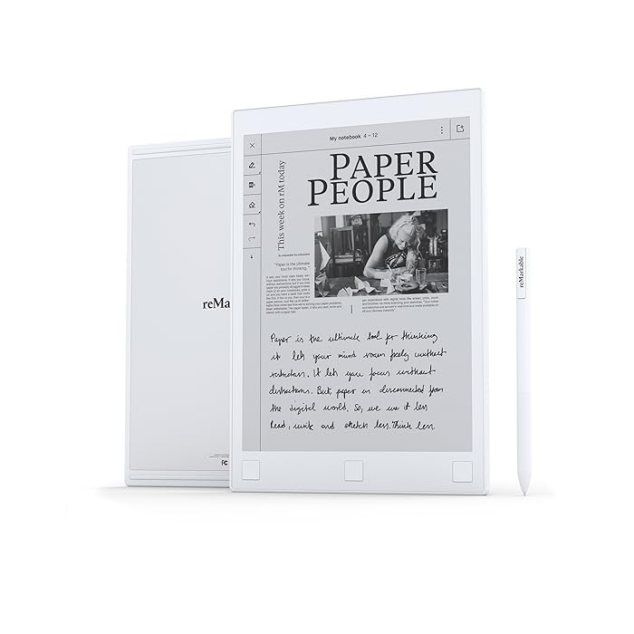 Buy reMarkable The Paper Tablet 10.3" Digital Notepad, PaperFeel with Low Latency and Glare