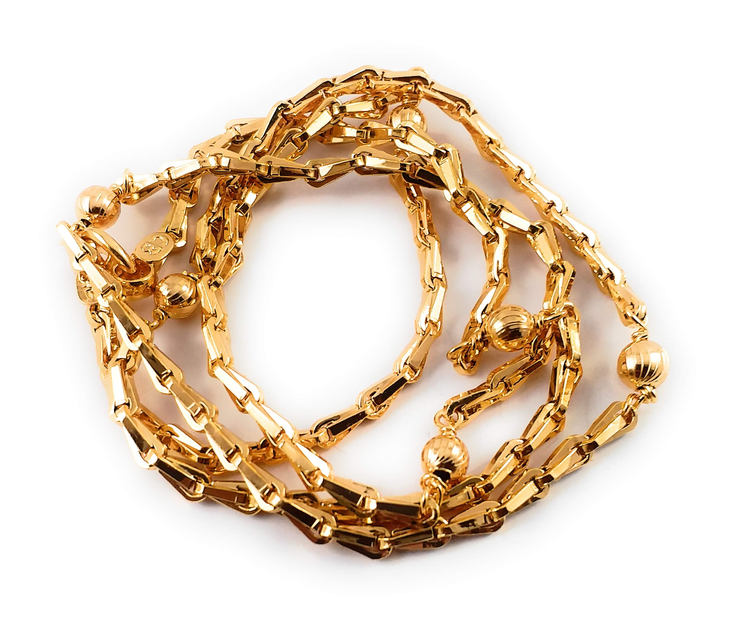 See full amazon price history chart for AFJ GOLD 1 Gram Micro Gold Plated Traditional Designer Fashion Jewellery Chain for Women & Girls AFJ GOLD 1 Gram Micro Gold Plated Traditional Designer Fashion Jewellery Chain for Women & Girls (B07YDRS755) Amazon Price History, Amazon Price Tracker