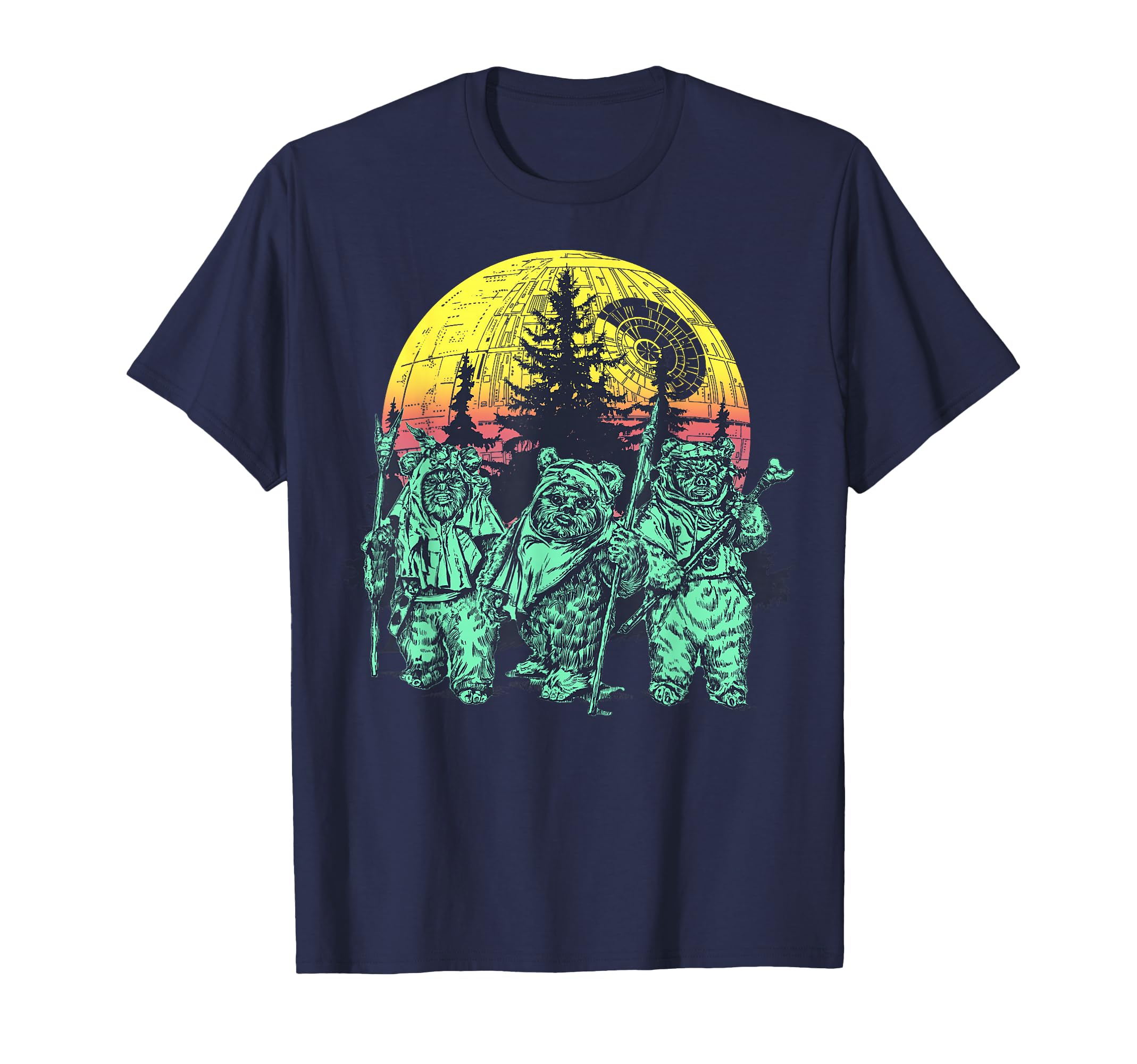 Star Wars Endor Ewok Forest Sunset T-Shirt