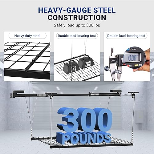 FLEXIMOUNTS Garage Lifting Metal Rack - Thumbnail 4