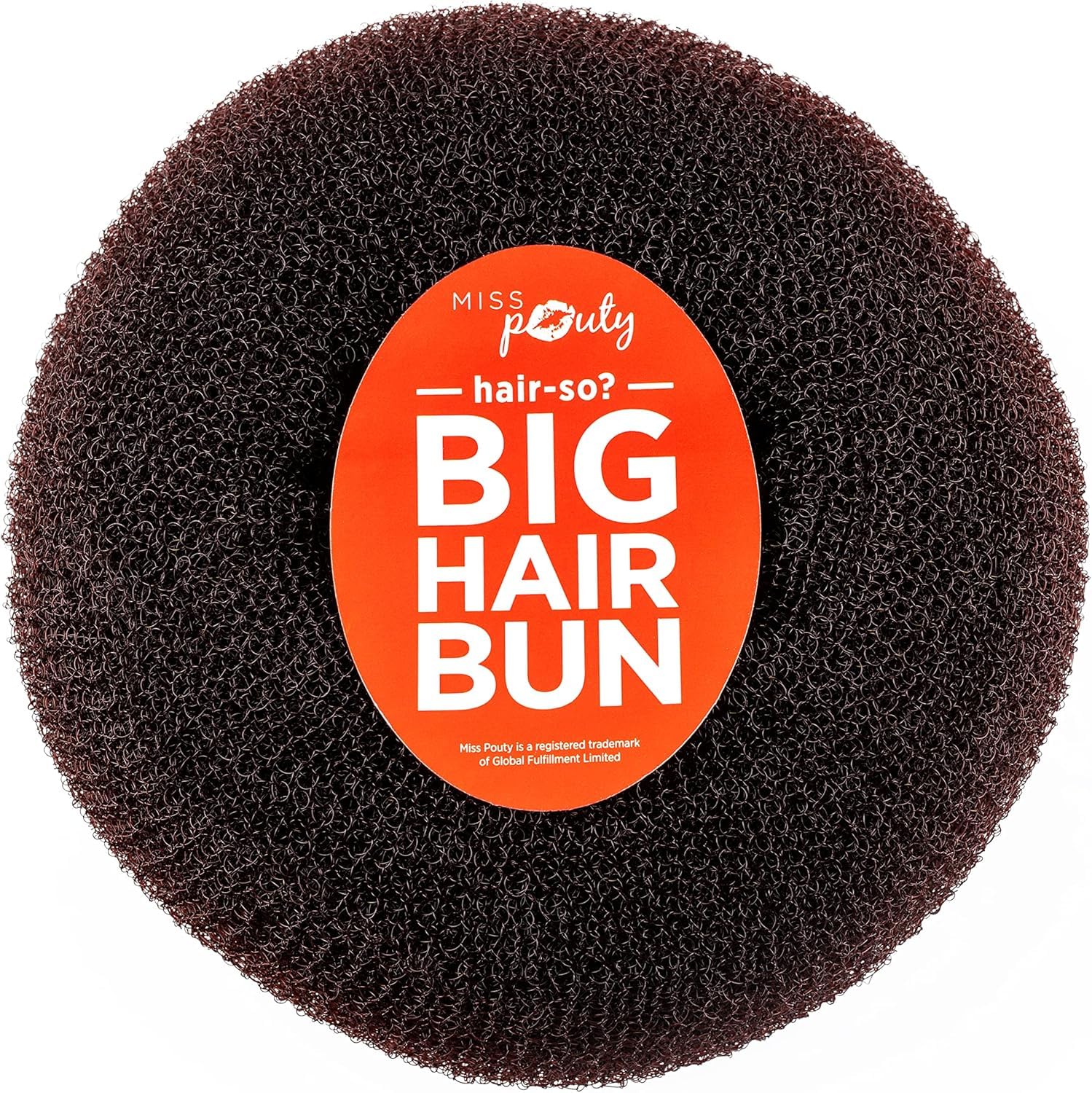 Hair-so? Massive 5-6 Inches Wide Big Hair Bun Extra Large Hair Doughnut Donut Bridal Wedding Hollywood Hair Style Bun Ring - Choose Colour- Brown, Black or Blonde (Brown) by hair-so?
