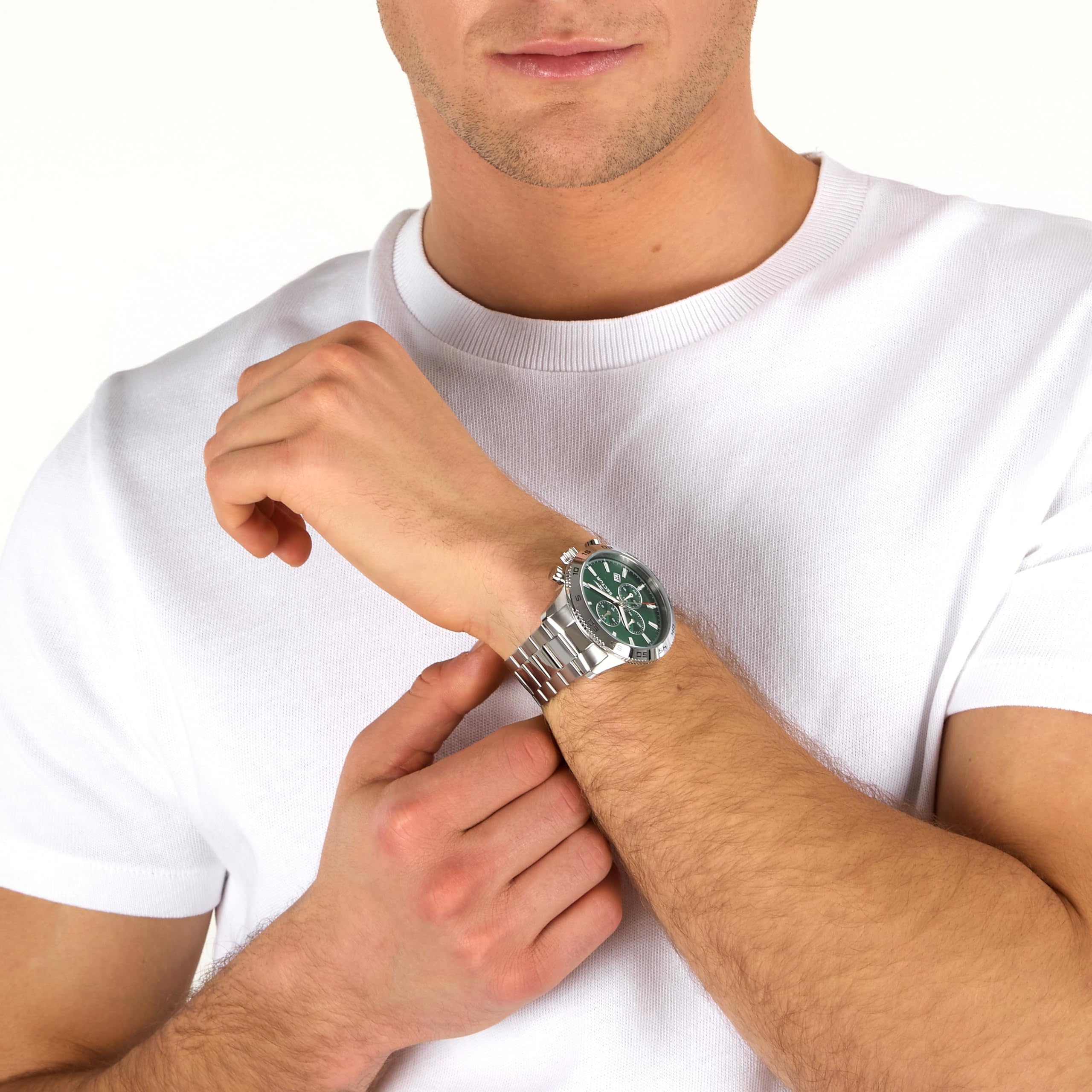 Sector No Limits Orologio Uomo, Cronografo, Analogico, 45 mm, Collezione 270, Effetto Sunray