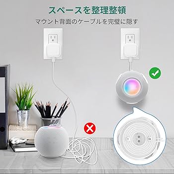 中古Pod mini ２個　壁掛けスタンド付き 中古Pod mini 2個 壁掛けスタンド付き homepod スタンド