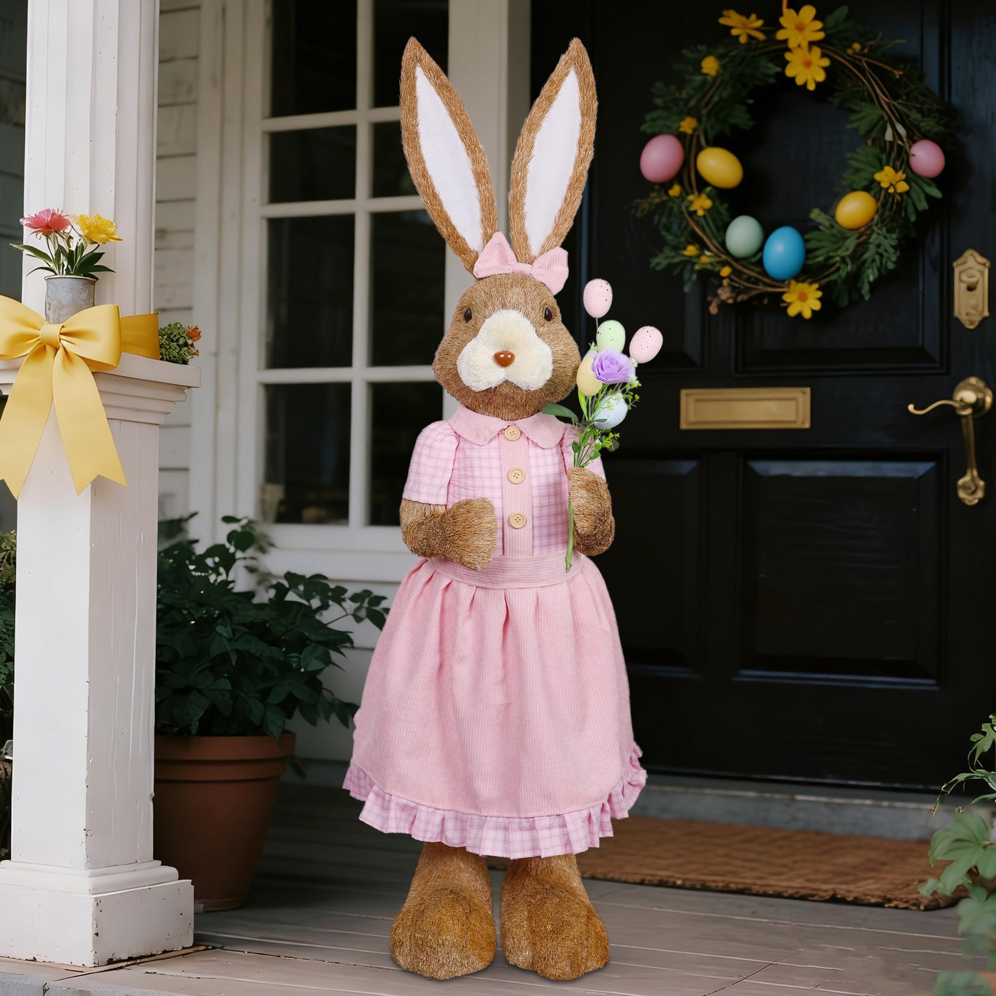 Amazon.com: DR.DUDU 4FT Outdoor Easter Decorations for Porch