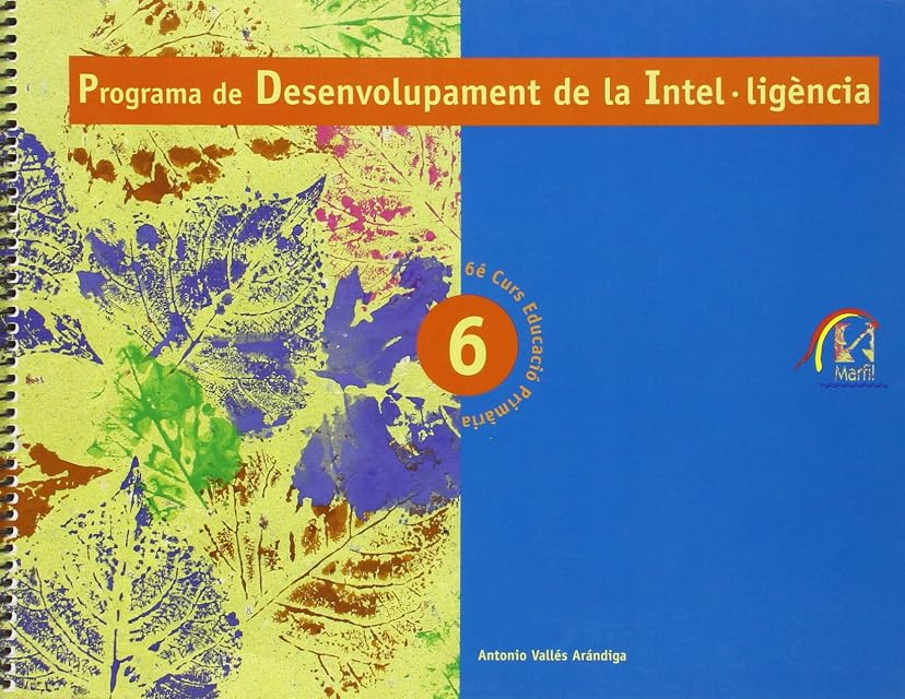 Portada de Programa de Desenvolupament de la Intel·ligencia. 6º Educacion P Rima