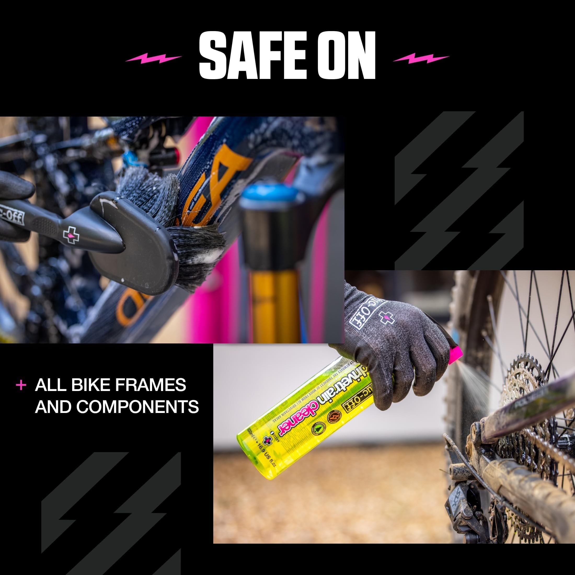 fahrrad zubehör must have Muc-Off Ultimatives Reinigungsset Colour:Celeste The Ruffian - Erstes quick charge
