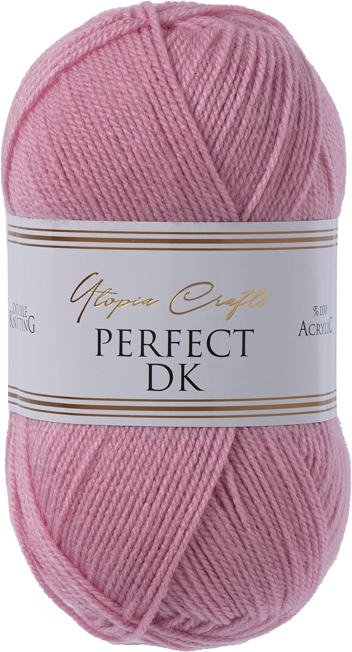 Utopia Crafts DK Double Knitting Yarn, 100g (Warm Pink)