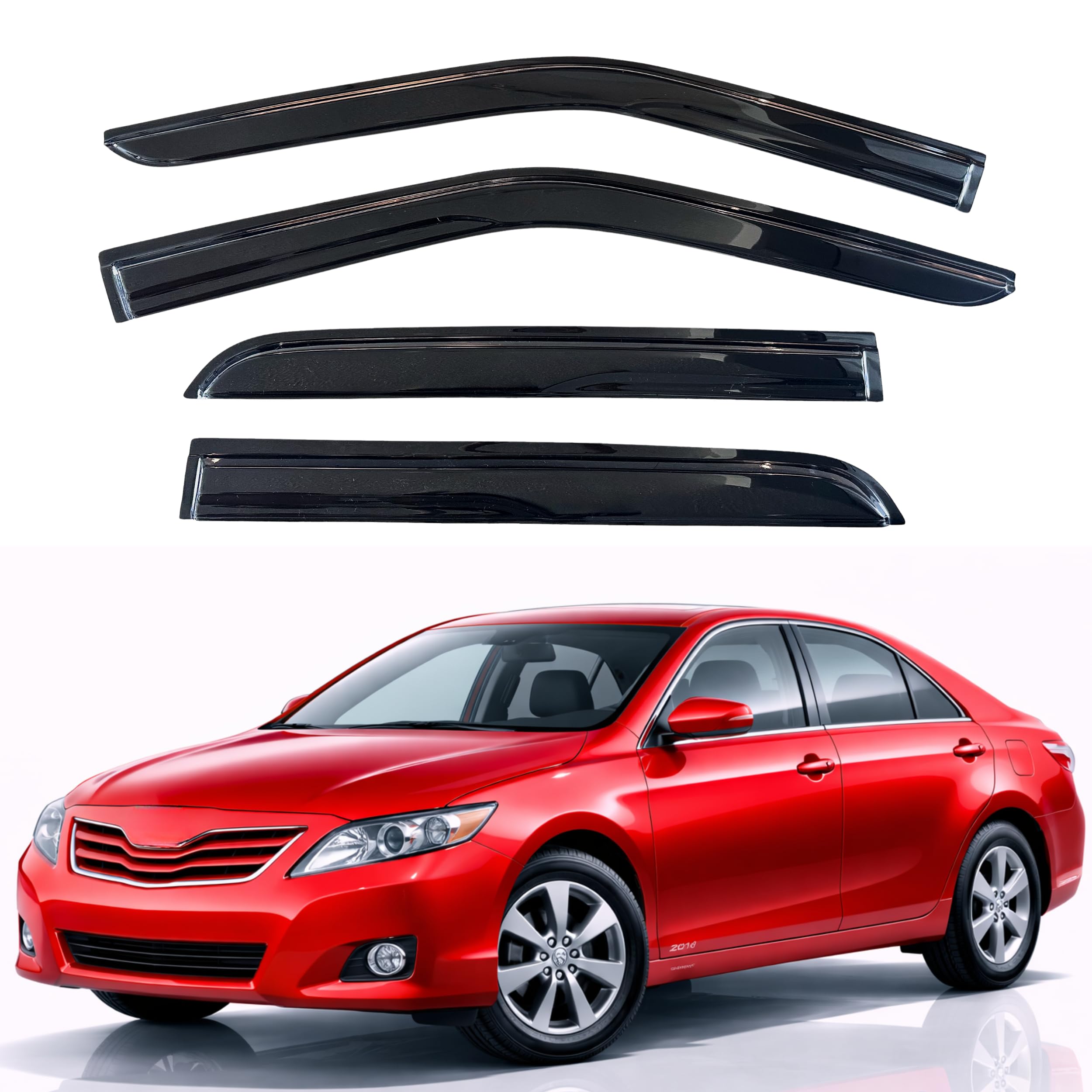 KPY Rain Guards Fit for 2007-2011 Toyota Camry