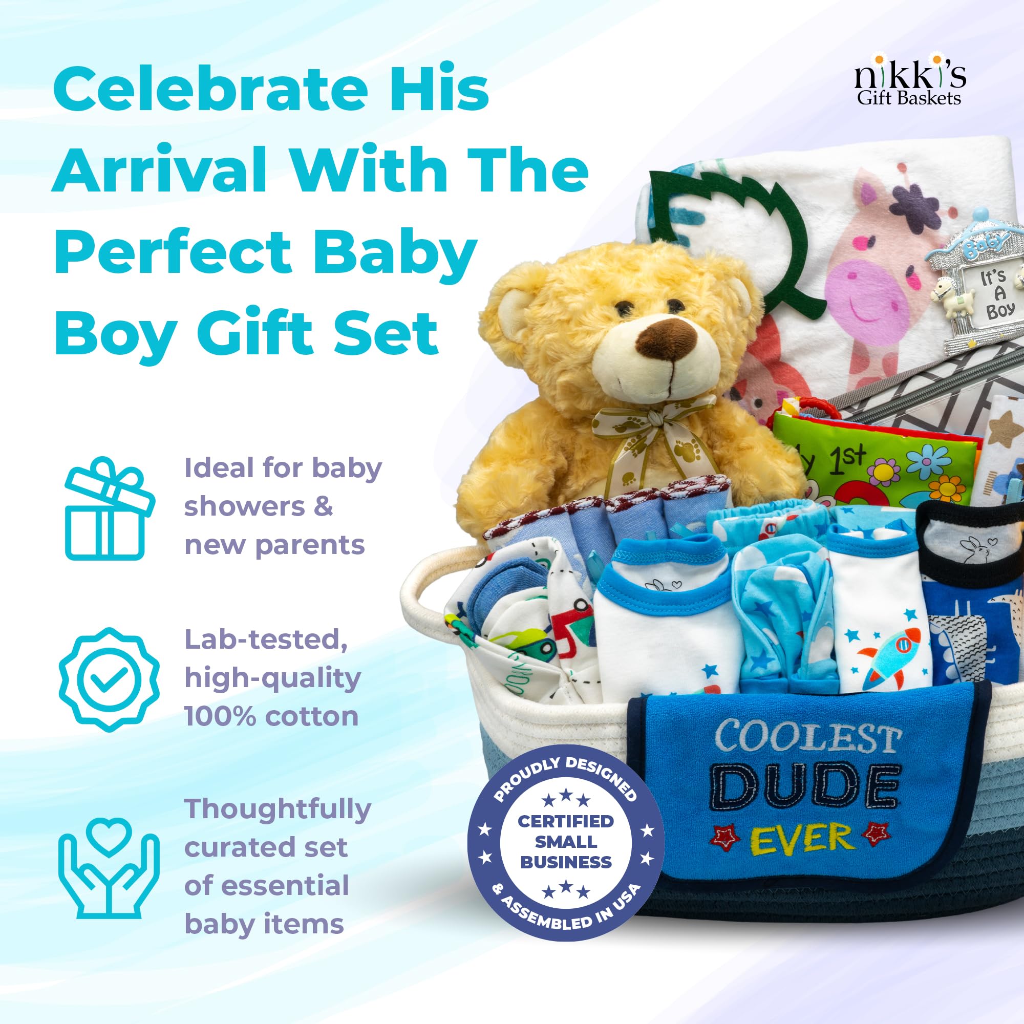 Baby Box Shop - 6 Baby Essentials voor pasgeboren baby Unisex, ideale