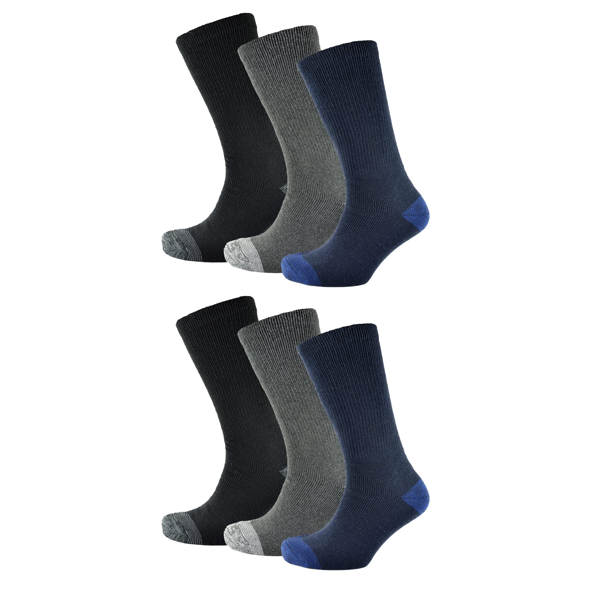 undercover lingerie Mens Big Foot Ultimate Cushion Sole Durable & Reinforced Cotton Blend Work Boot Socks UK 11-14