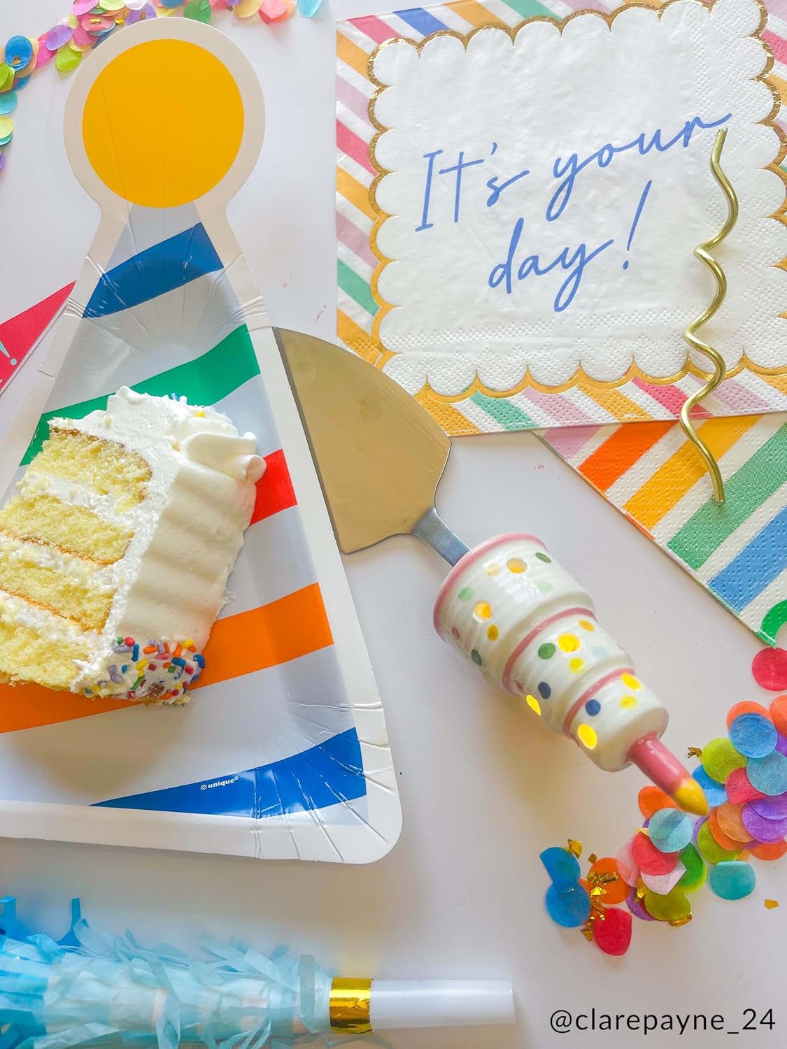 Mud Pie Musical Led Cake Server; 10"