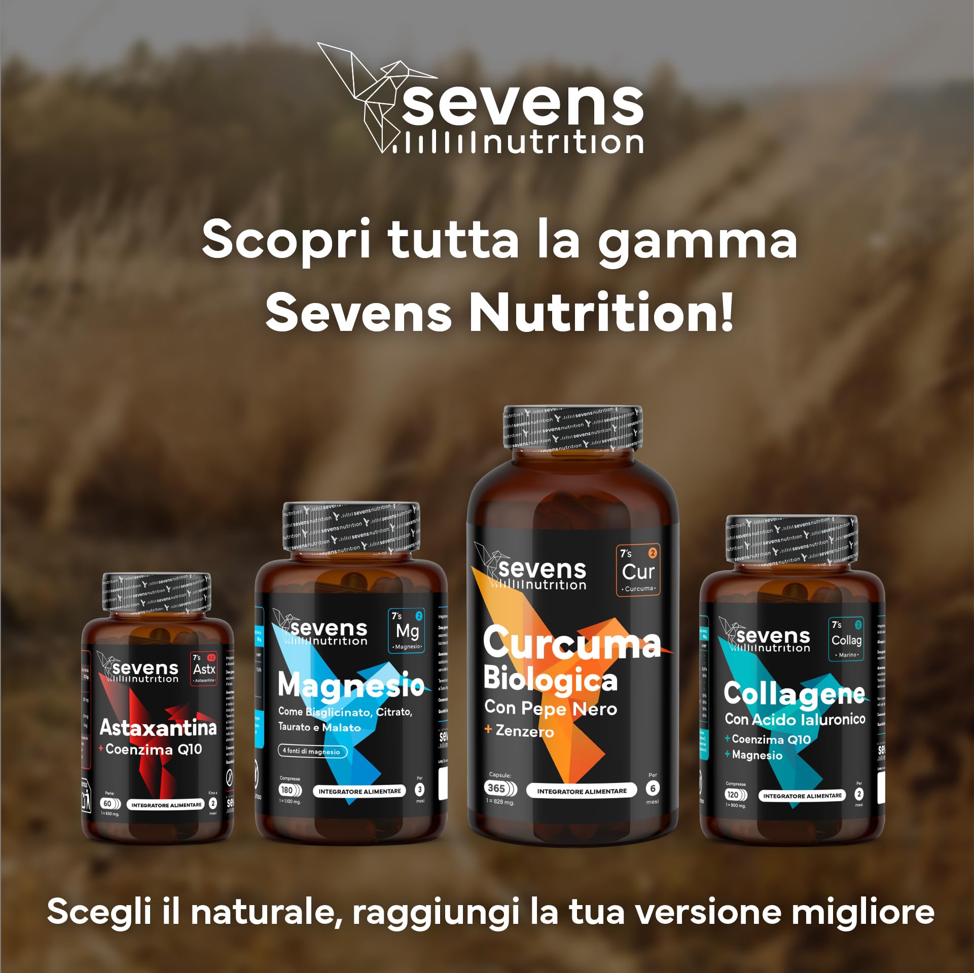 Ashwagandha KSM-66® Pura – Alta Biodisponibilità – Con Pepe Nero – 5% Withanolidi – Supporto per il Benessere, Energia e Funzione Psicologica – 120 Capsule Vegane