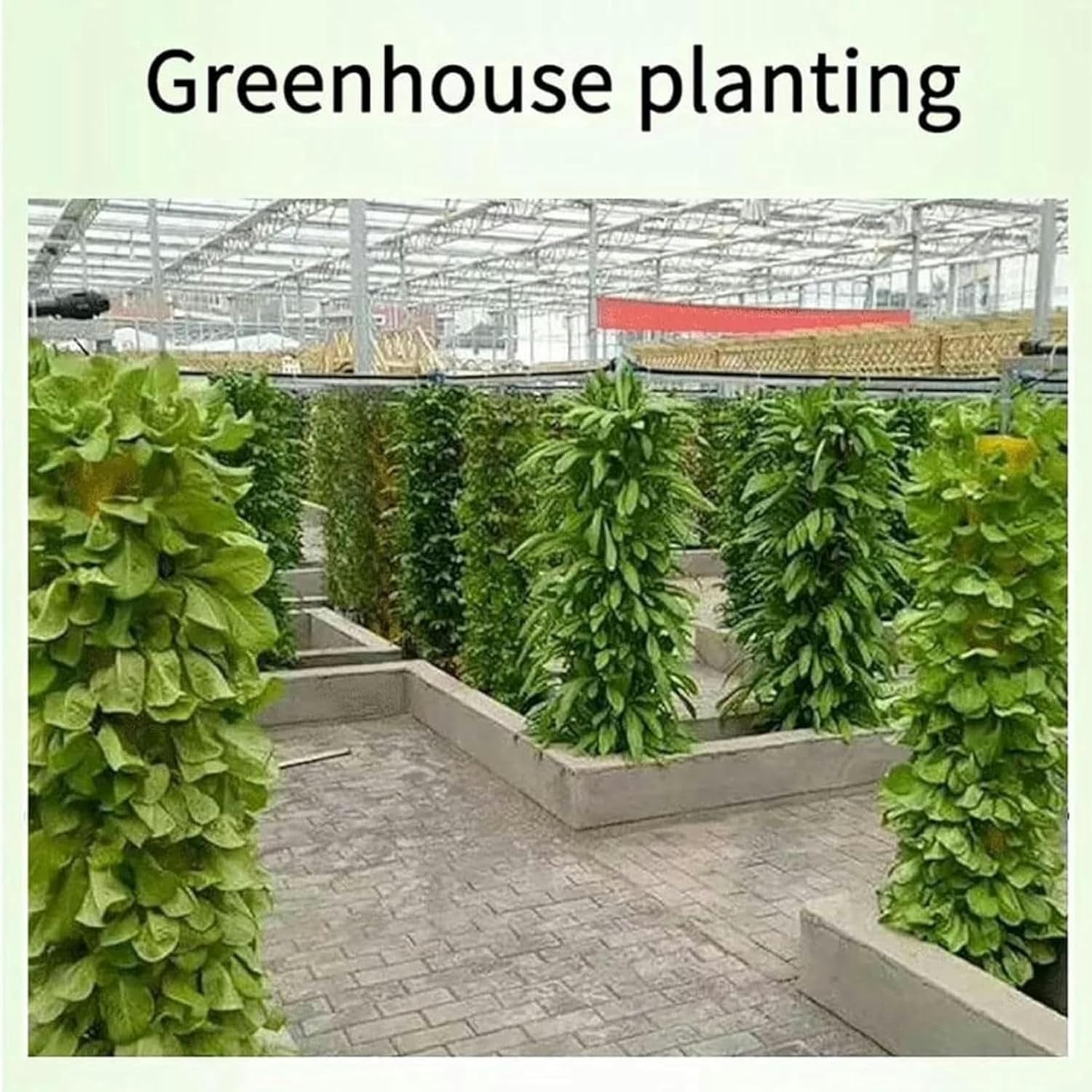 Hydroponics Tower with Light Stand, 45 Holes Aquaponics Grow System, 15 Floors Garden Tower Aeroponics Growing Kit for, Fruits and Vegetables, Automatic Planting