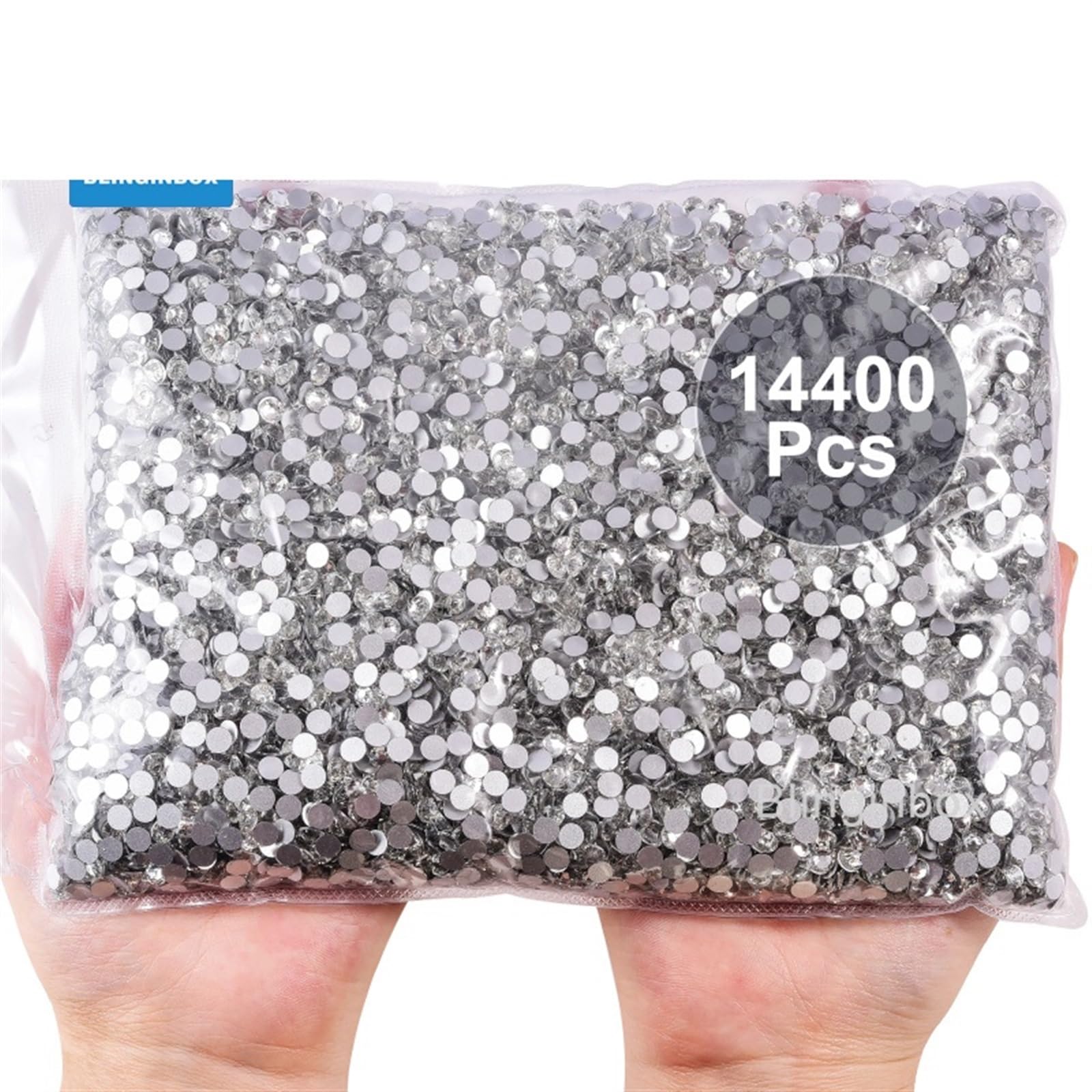 Strass Hotfix Glitter Non Hotfix Strass Unghie Cristalli Accessori for unghie for ciondoli for unghie Abito Nail Art per Decorazione Fai da Te(SS16-14400PCS)