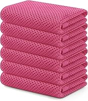 Vista 98 de Kitinjoy - Paños de cocina de 100 % algodón, tela de tejido gofrado, paño de limpieza ultrasuave, absorbente y de secado rápido.