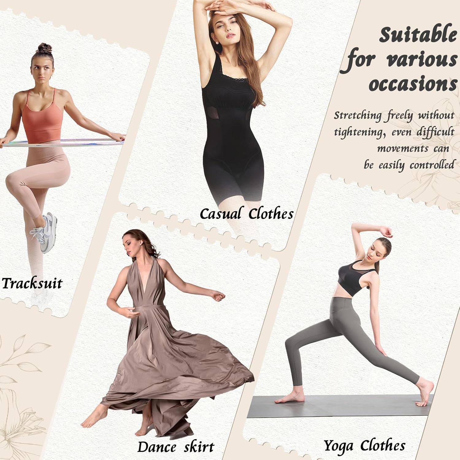 Horbaunal 4-Way Stretch Mesh Fabric by The Yard, Nude 5 Yard Nylon Power Mesh Sheer Fabric for Dancewear Activewear Sportwear Sewing, 88% Nylon & 12% Spandex, 60" Wide