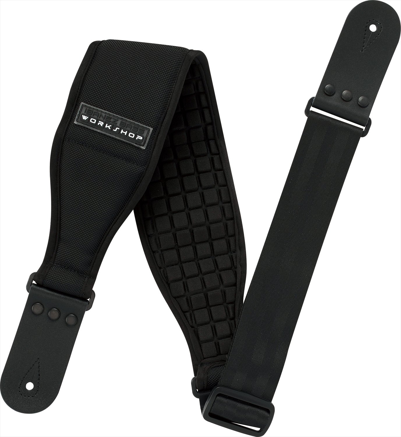 BWS90 Bass Workshop Strap/Slip Stopper, Black