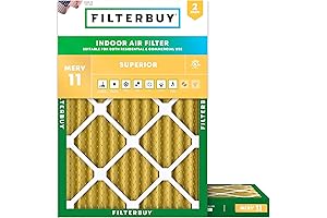 Filterbuy 14x20x2 Air Filter with Allergen Defense