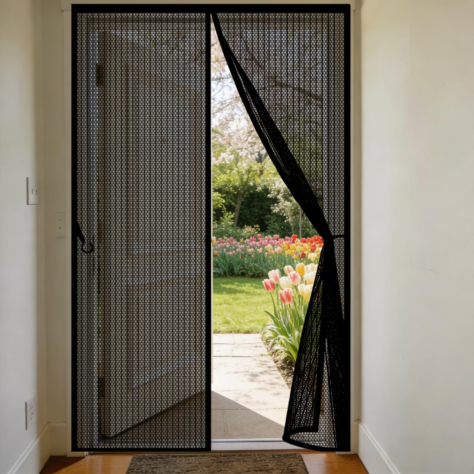 Moustiquaire 160x160 cm maille ultrarésistante magnétique