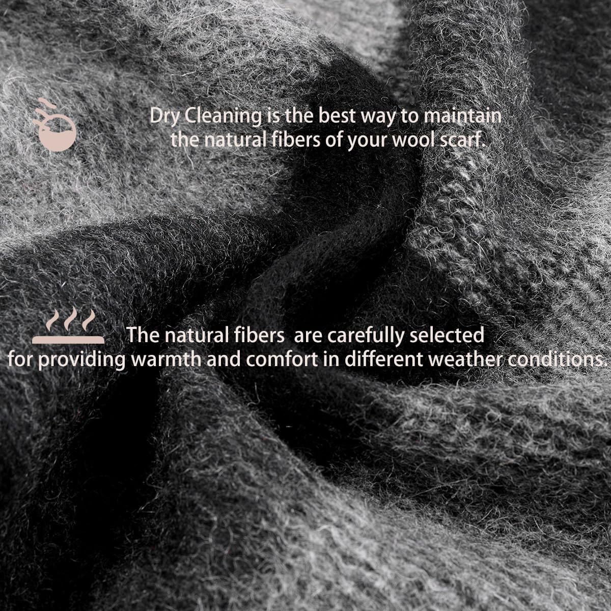 Wool Winter scarf Plaid scarf Soft Warm Tartan checkered Striped Fashion Scarf Classic for Women Men Scarves - Image 4