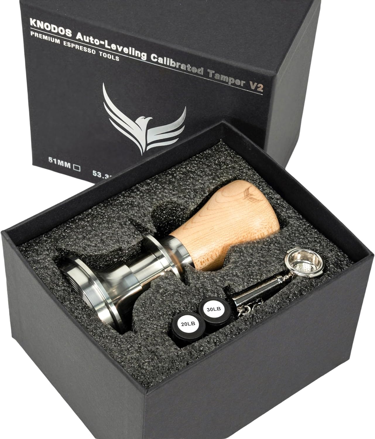 포터필터 에스프레소 카페 용품 브레빌 바리스타 익스프레스 프로 터치 밤비노용 54mm 커피 탬퍼 키트 및-모바일 11번가