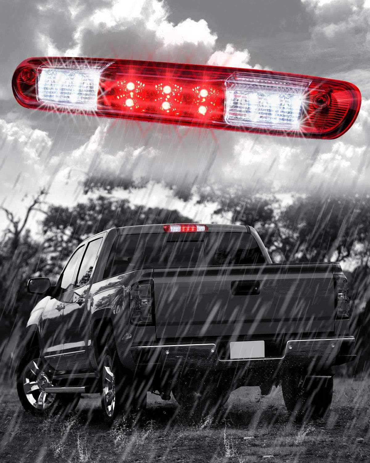 2007-2013 Silverado 1500 2500HD 3rd Brake Light Sierra Led Third Brake Light