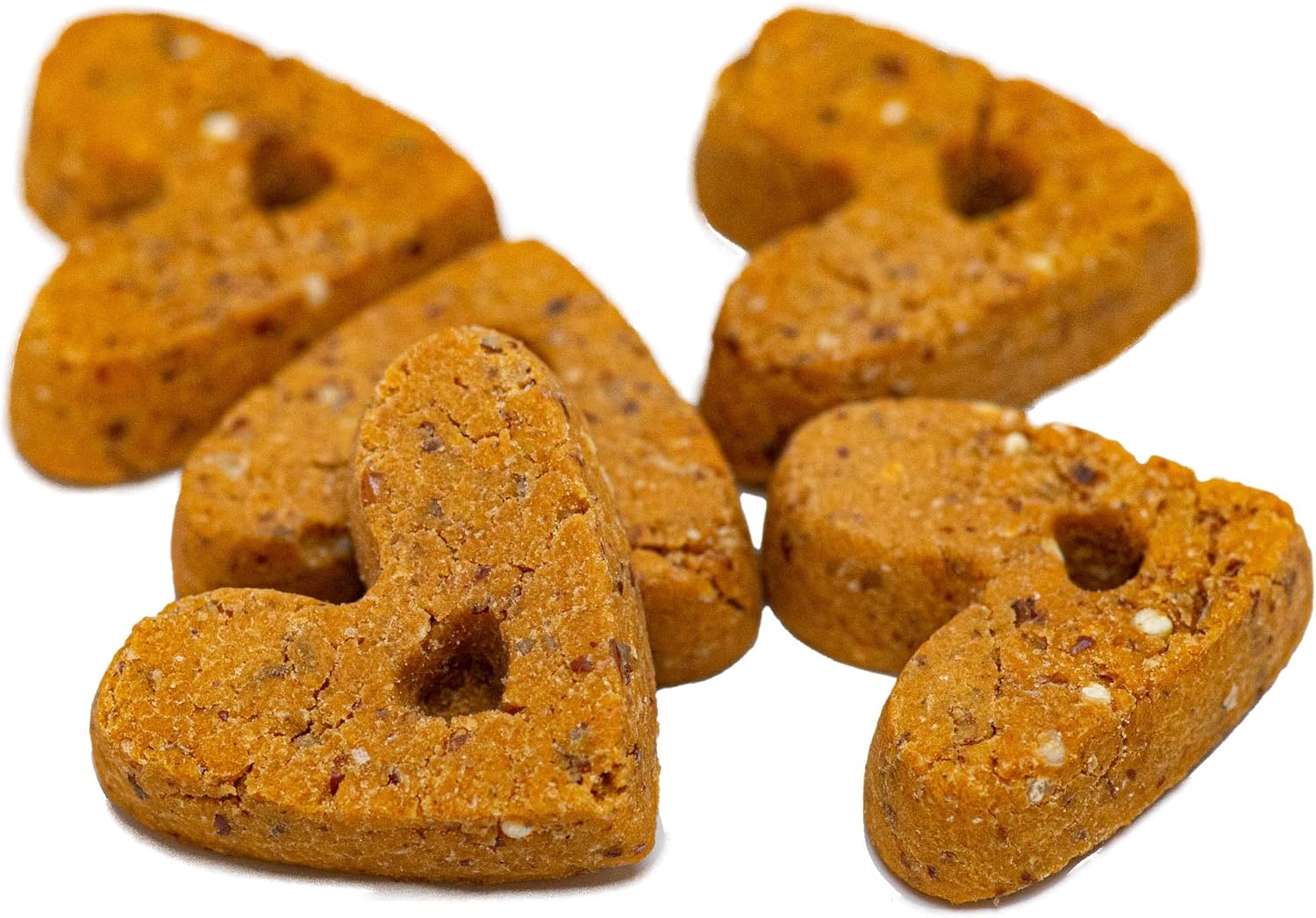 Daisy Mae’s Bacon Cheese Hearts with Quinoa | Heart-Shaped Valentine's Day Dog Treats | Made in the USA | 24 oz Bulk Size | Bacon Cheese Flavor.