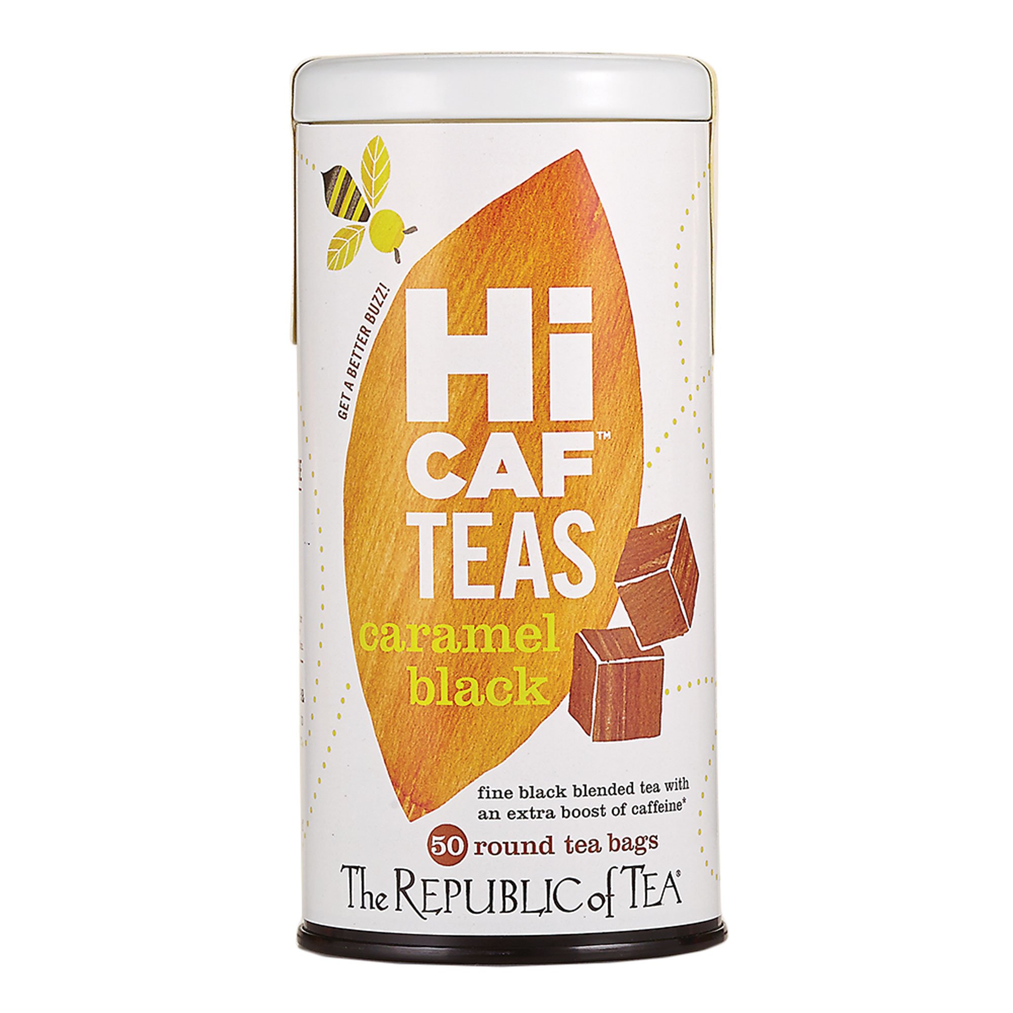 The Republic of Tea — HiCAF Caramel Black Tea, 50 Tea Bags, High in Caffeine