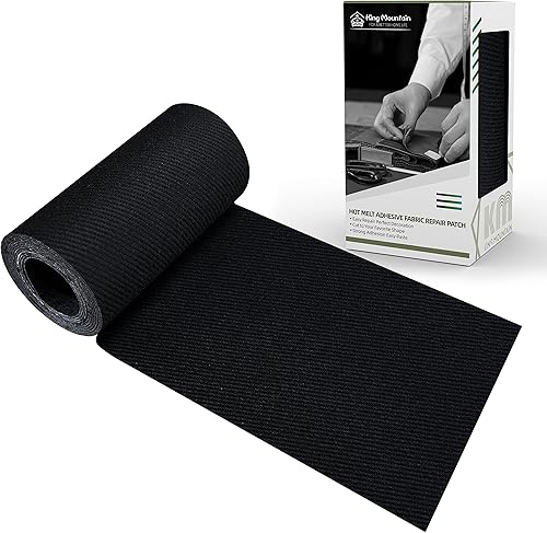 Vista 81 de KING MOUNTAIN Parche de reparación termoadhesivo, paquete de 20 piezas, parche de reparación termoadhesivo 100% algodón, 3 x 4-1/4 con pegamento