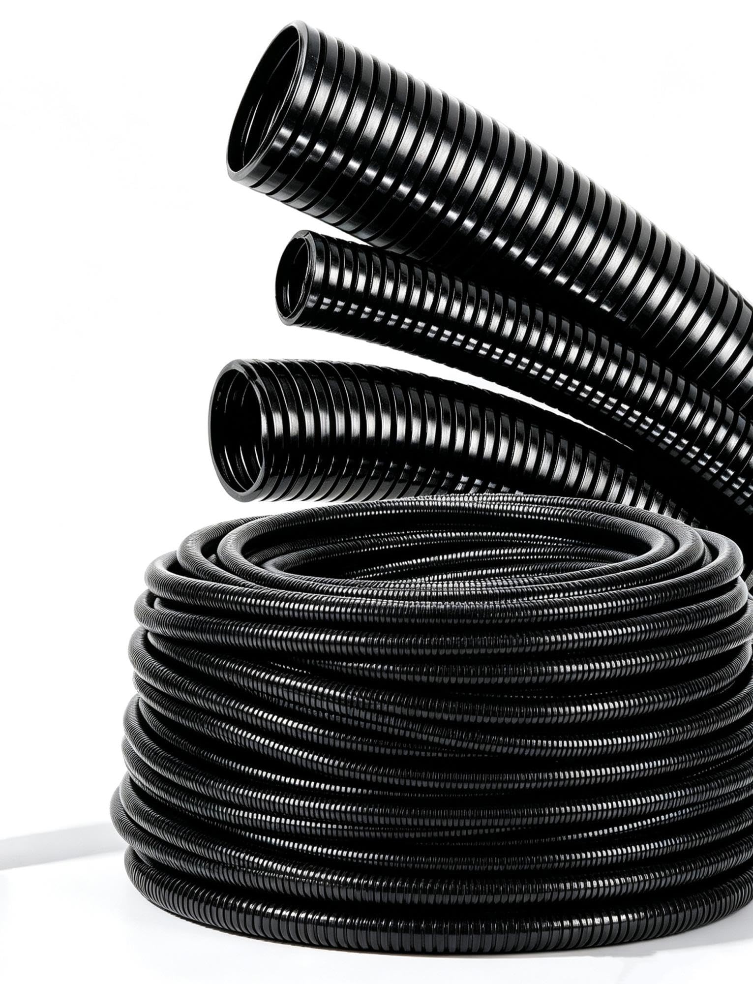 PA Nylon Wellrohr Geschlitzt Kabelschutz Flexible Leitungsschutz