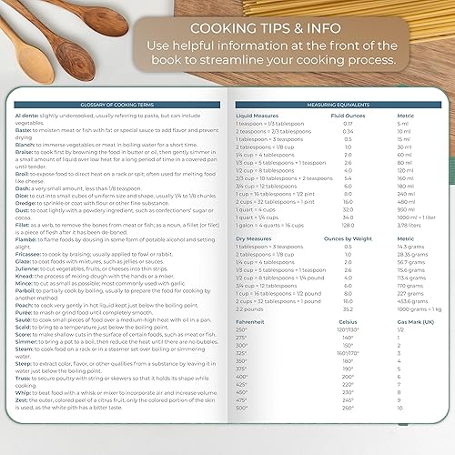 Vista 17 de Clever Fox cuaderno de recetas A5 Gris