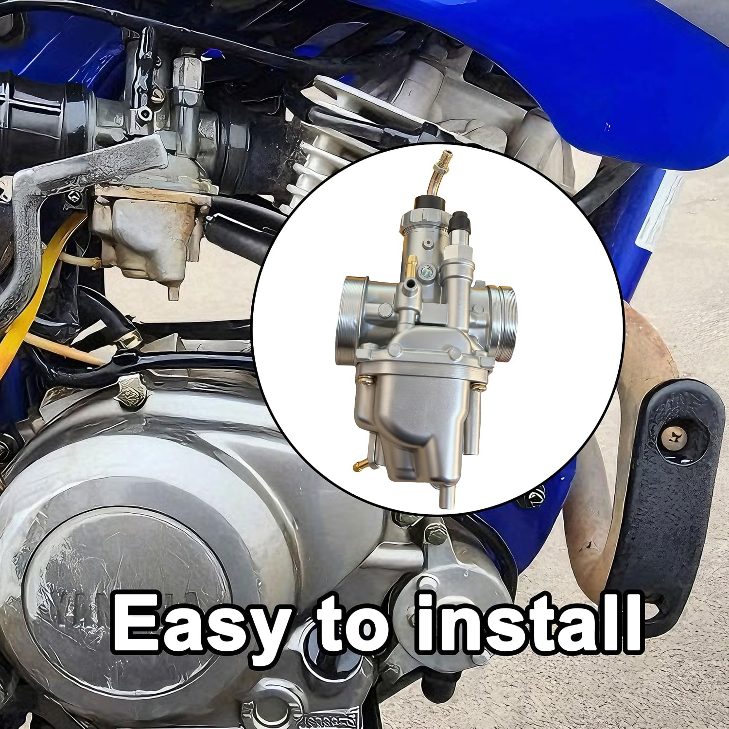 TTR125 Carburetor for Yamaha TTR125 TTR-125 Carb Carburetor 2000-2007 Yamaha Motorcycle TTR125LE TTR125 TTR125E TTR125L With Spark plug Fuel Switch Valve Petcock