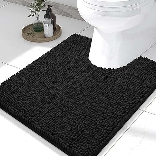 Miniatura 1 de smiry - Lujosa alfombra de baño de felpilla, extra suave y absorbente, lavable a máquina, antideslizante para bañera, ducha y cuarto de baño, 24 x
