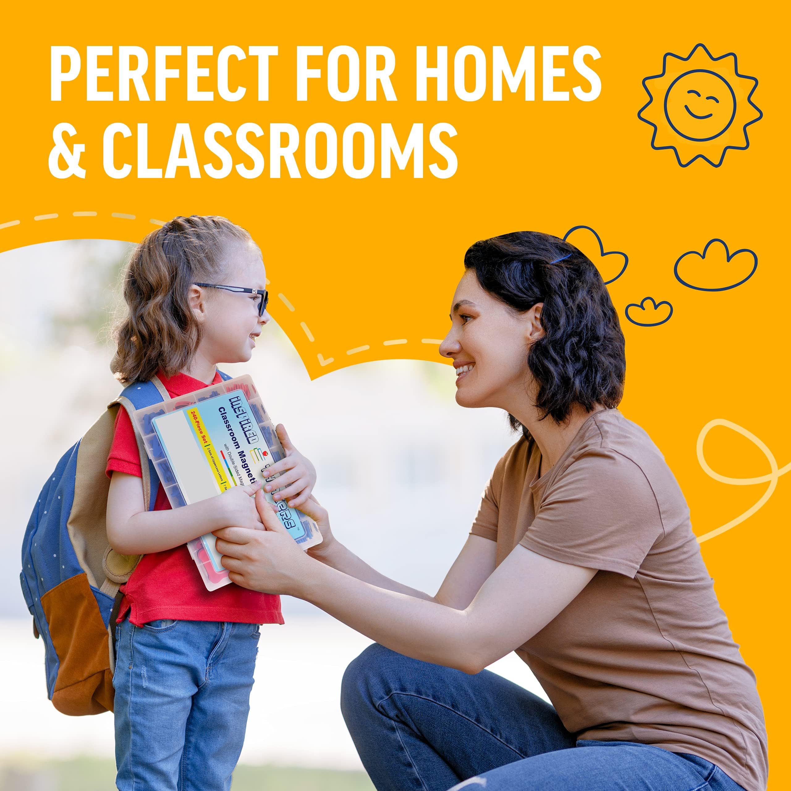 238 Pcs Magnetic Alphabet Letters – ABC Magnet Set for Toddlers 1-3 – Alphabet Fridge Toy for Kids Learning & Spelling – Strong Letter Set for Whiteboard, Refrigerator & Educational Use