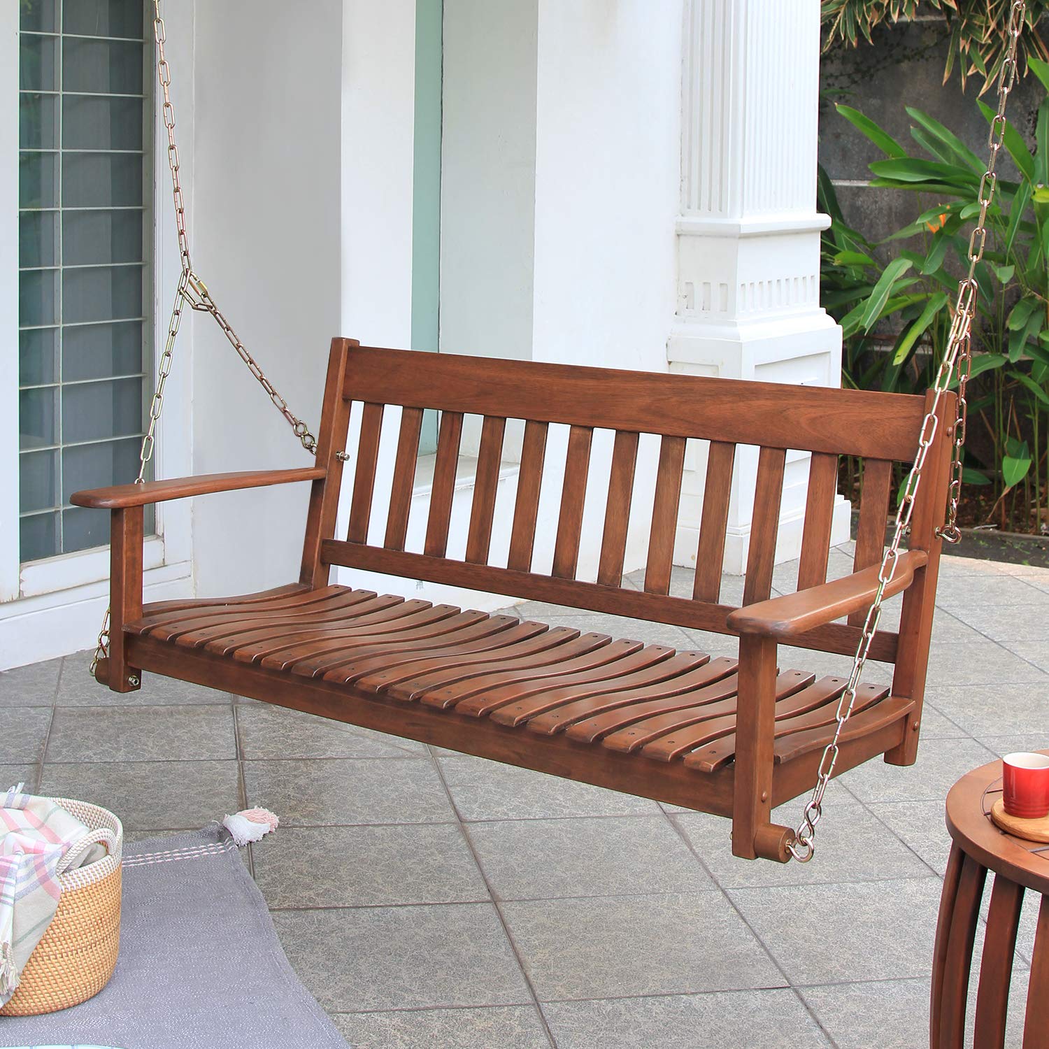Cambridge Casual Mahogany Porch Swing