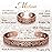 Lymphatic Drainage Ring & Copper Bracelet for Women, Magnetic Lymph Detox Ring and Magnetic Copper Bracelet, 100% Solid Pure Copper Jewelry Gift