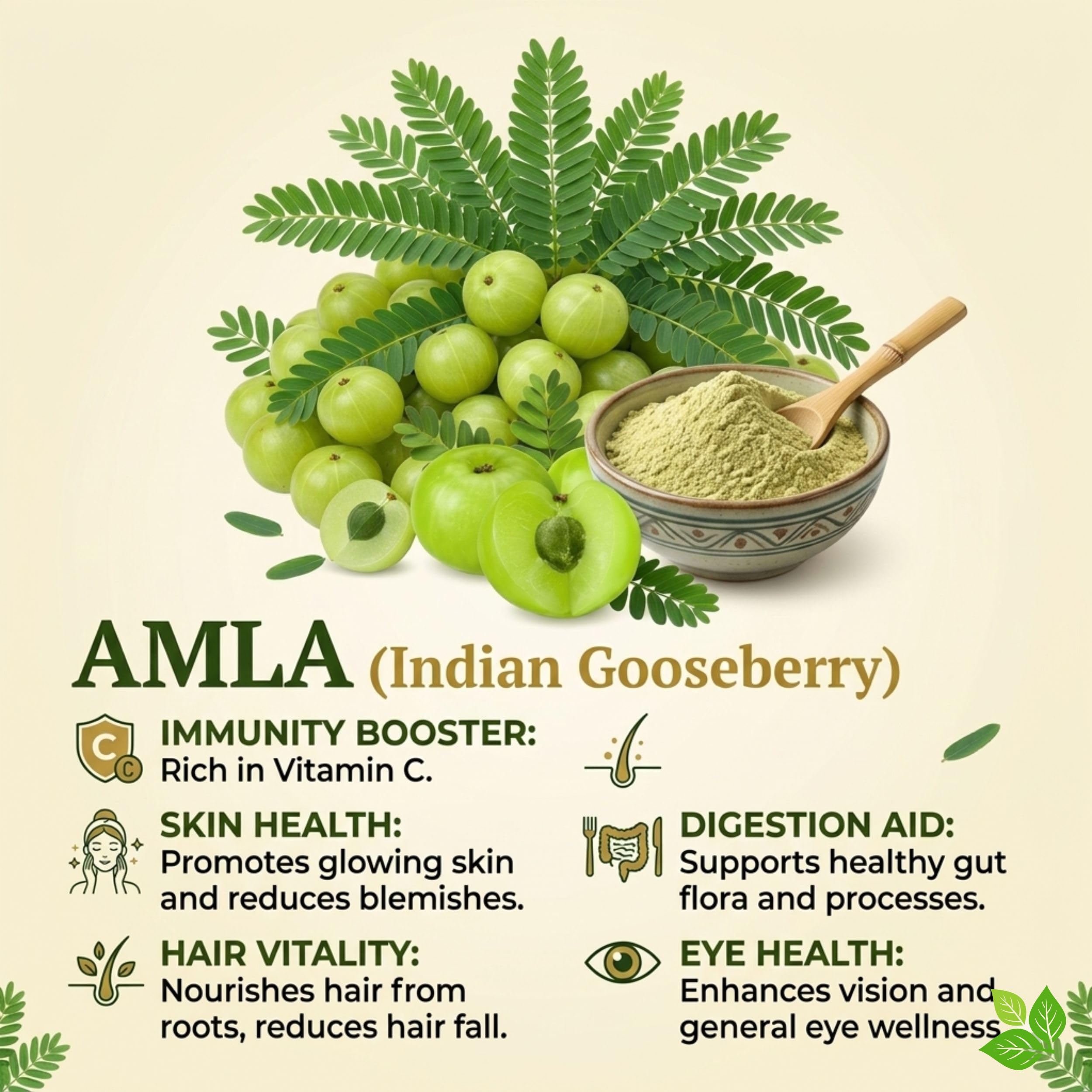 Amla Powder 200g | Pure Amla Powder | Indian Gooseberry Powder | Amlaki Churna | Herbal Powder for Hair Care & Face Packs | Natural Dried Amla Fruit — Amazon image 3