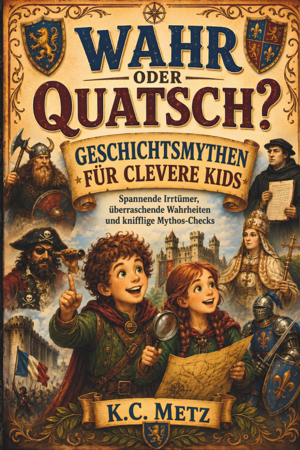 Wahr oder Quatsch? Geschichtsmythen für clevere Kids: Spannende Irrtümer, verrückte Legenden und verblüffende Fakten aus der Geschichte – ein historisches Quizbuch für Kinder ab 8 Jahren