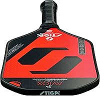 Vista 5 de STIGA Aviox Pickleball Paddle Pala de peso medio - Aprobado por USAPA - Diseñado en Suecia Rojo