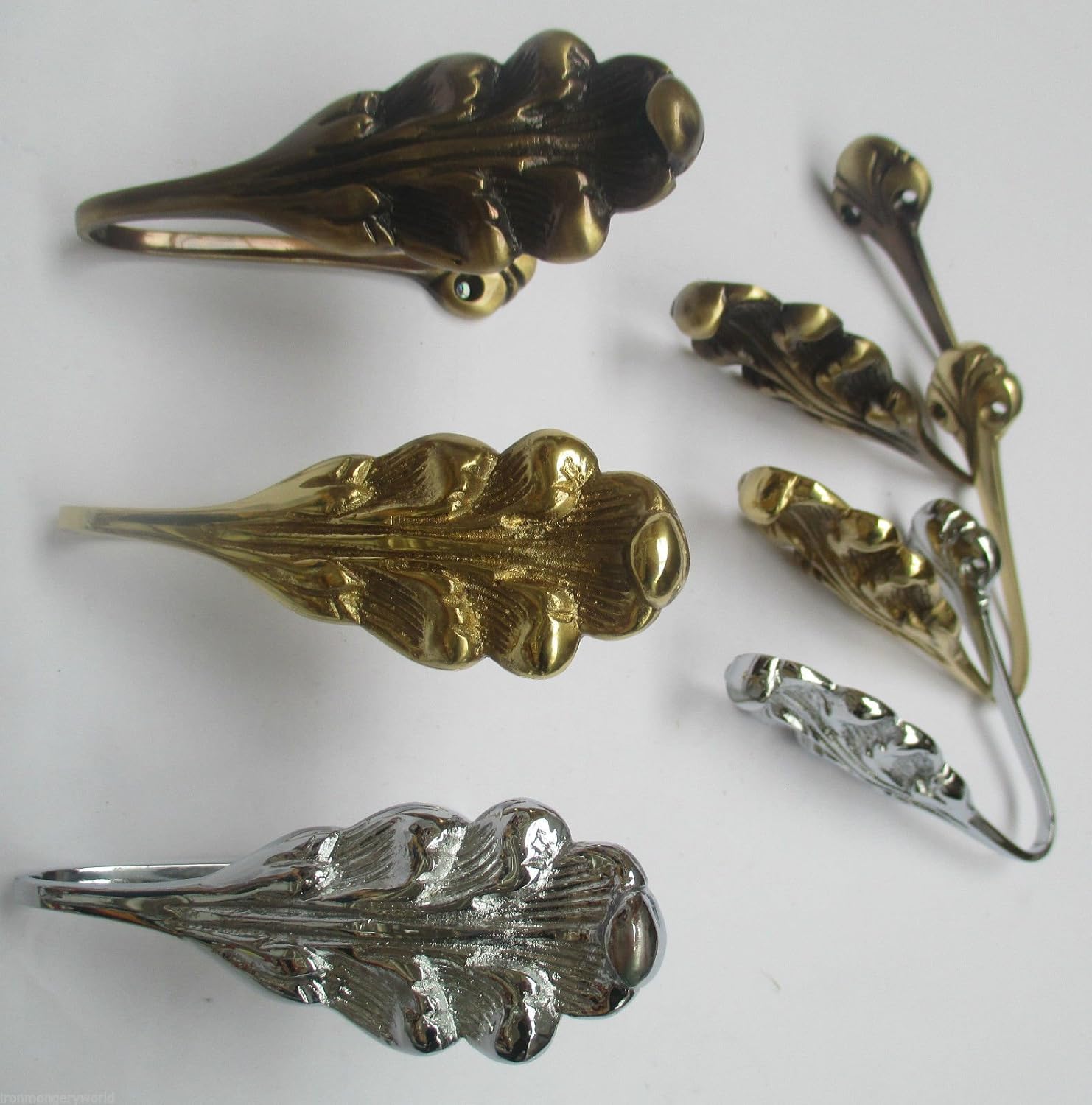 IRONMONGERY WORLD® 2 X Traditional Old Classic Design Curtain TIE Back