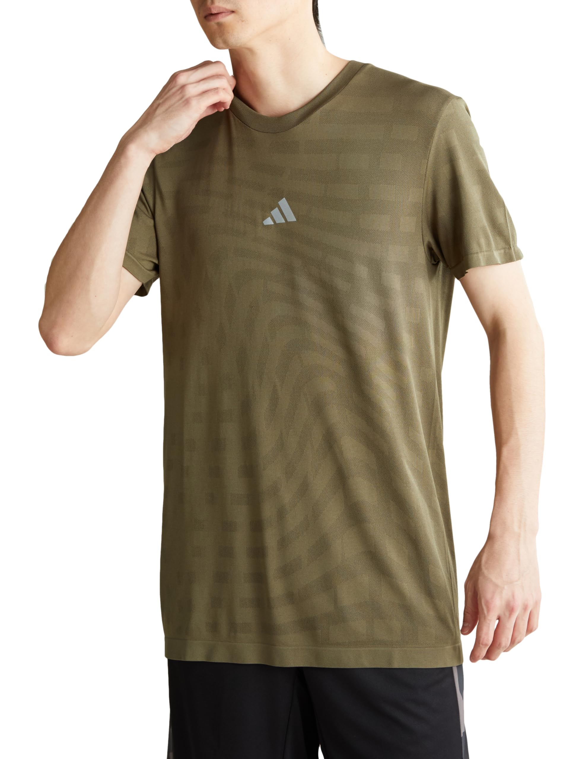 Amazon | [アディダス] 半袖 Tシャツ ジム+ トレーニング シームレス 
